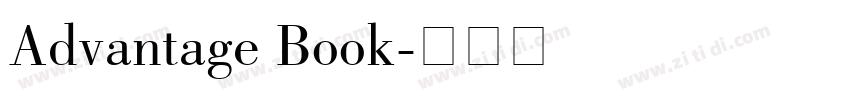 Advantage Book字体转换